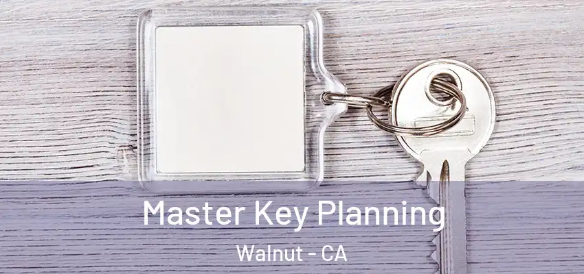  Master Key Planning Walnut - CA