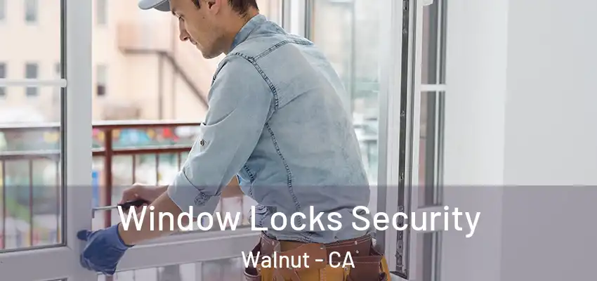Window Locks Security Walnut - CA